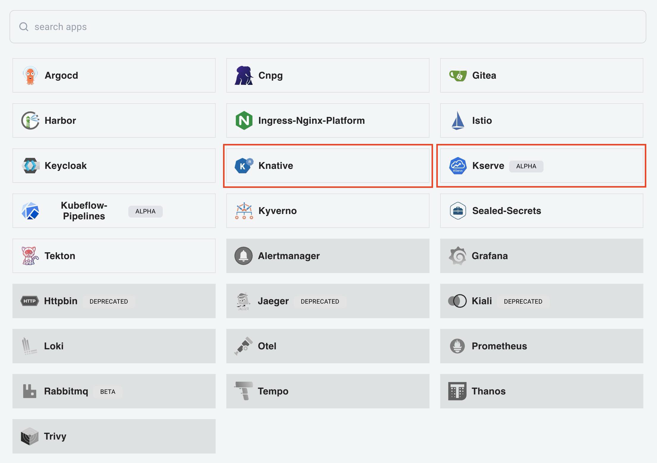 Enable Knative and KServe